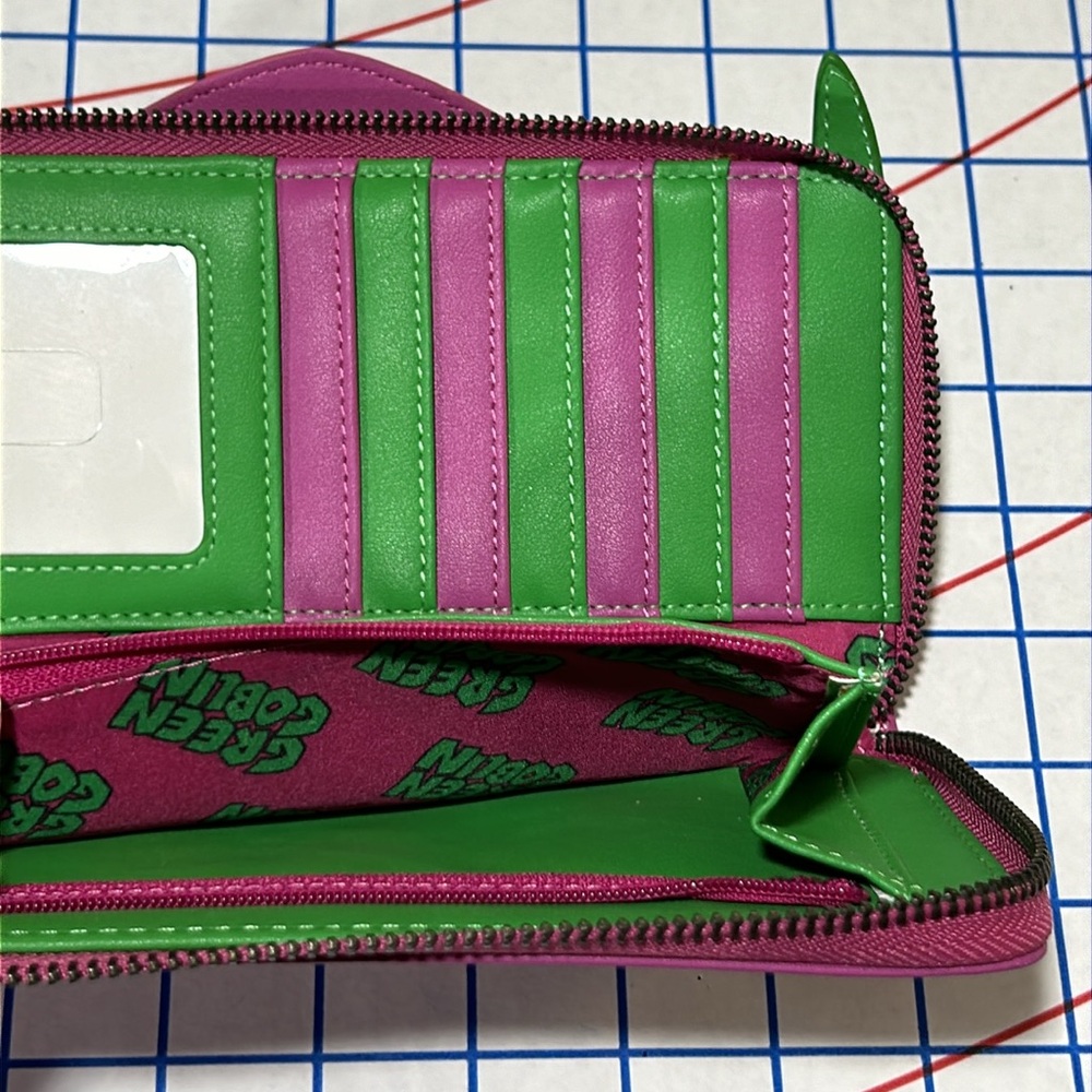 Marvel Green Goblin! Large zip wallet - Picture 6 of 8